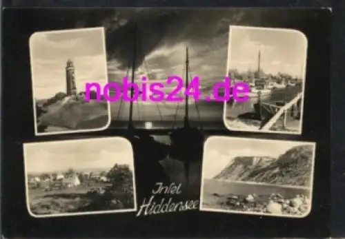 18565 Hiddensee Mehrbildkarte  Leuchtturm * 1967