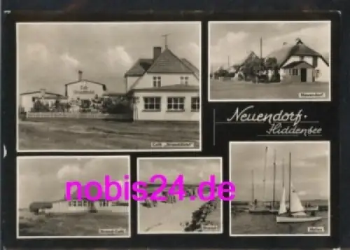18565 Neuendorf Insel Hiddensee Mehrbildkarte Cafe o 1967