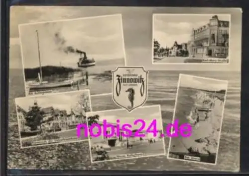 17454 Zinnowitz Mehrbildkarte Kulturhaus Dampfer o 22.5.1966