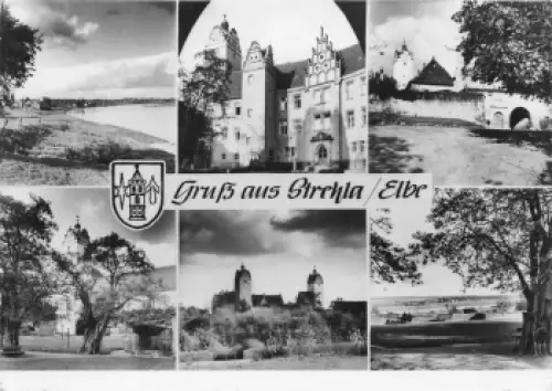 01616 Strehla Elbe Mehrbildkarte * 1969