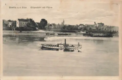 01616 Strehla Elbe Fähre o 1932