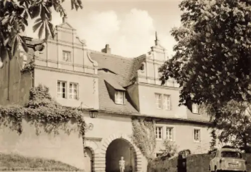 01616 Strehla Elbe Schloss Torhaus gebraucht 1971