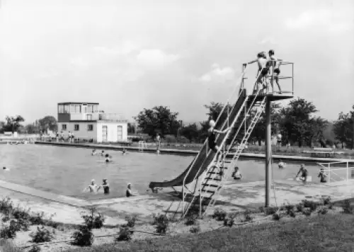 01616 Strehla Elbe Schwimmbad * 1971