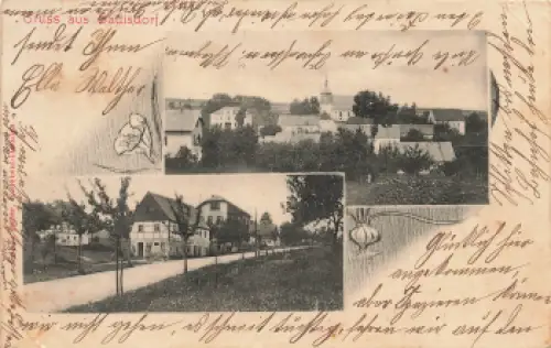 01762 Sadisdorf Bahnpoststempel Hainsberg-Kipsdorf Zug 2003 o 1902