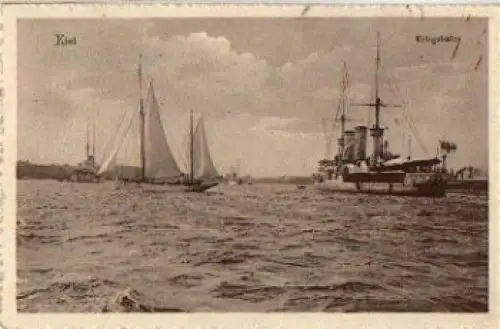 Kiel Kriegshafen Kriegsschiff o 24.5.1936