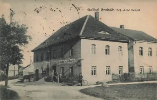 01665 Groitzsch Klipphausen Gasthof Arno Seifert o 1922