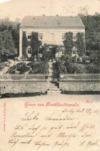 01665 Burkhardtswalde Post Klipphausen Ländl. Vorschussverein Grögis o 1902