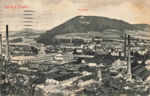 01705 Freital Deuben mit Windberg o 1916