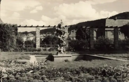 01705 Freital Döhlen Storchenbrunnen Druckvorlage 1956 Verlag Hanich