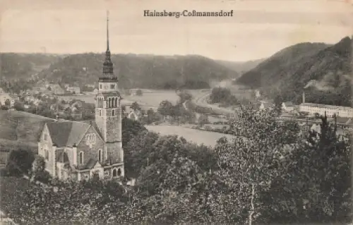 01705 Freital Hainsberg Coßmannsdorf Bahnpost Dresden-Tharandt Zug 1143 o 1925