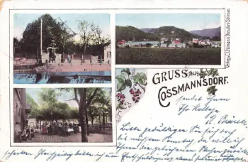 01705 Freital Coßmannsdorf o 1901