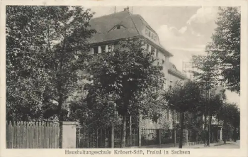 01705 Freital Hauhaltungsschule Krönert Stift o 1930