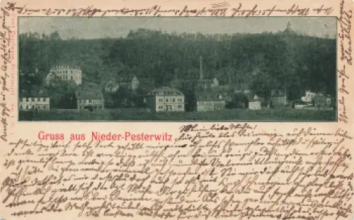 01705 Nieder Pesterwitz Freital o 1900