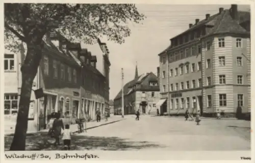 01723 Wilsdruff Sachsen Bahnhofstrasse * um 1950