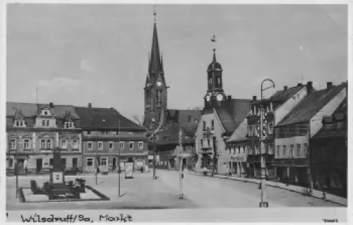 01723 Wilsdruff Sachsen Markt * um 1940