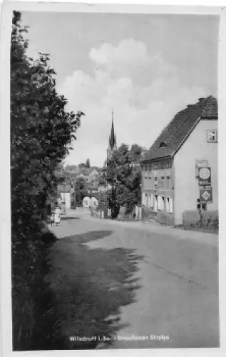 01723 Wilsdruff Sachsen Dresdner Straße * um 1940