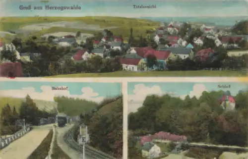 01723 Herzogswalde Wilsdruff Bahnhof o 1924