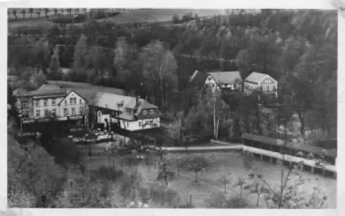 01723 Herzogswalde Wilsdruff Jugendherberge "Geschwister Scholl" Echtfoto um 1950