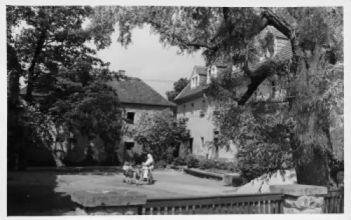 01728 Goppeln Bannewitz Nazarethschwestern Kloster Druckvorlage um 1956 Hanich