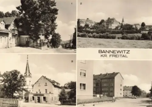 01728 Bannewitz Mehrbildkarte gebraucht 1970