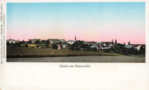 01728 Bannewitz Ansichtskarte * um 1910