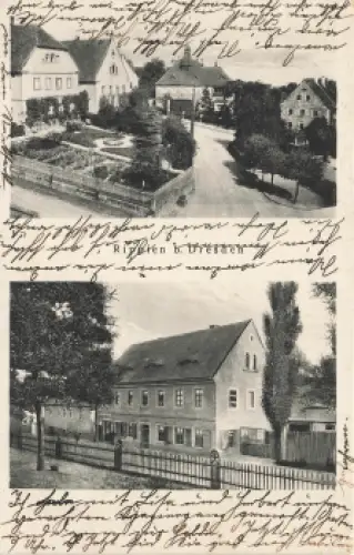 01728 Rippien Bannewitz Landpoststempel über Dresden A28 o 1938