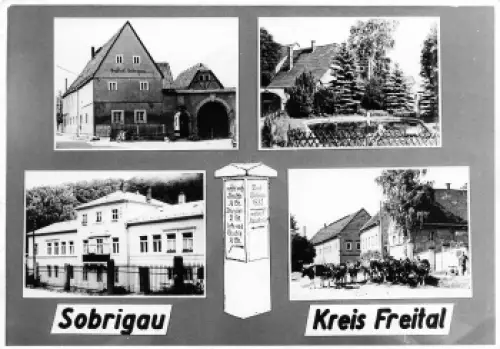 01731 Sobrigau Kreischa Mehrbildkarte um 1970
