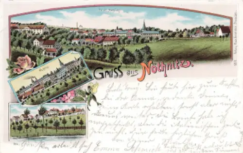 01728 Nöthnitz Bannewitz Litho o 1907