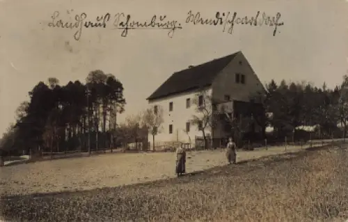 01734 Wendisch Carsdorf Rabenau Landhaus Schomburg Echtfotokarte o 1926