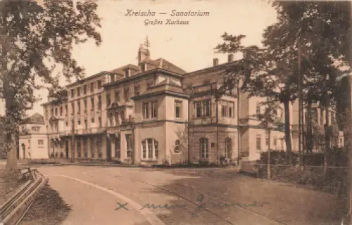 01731 Kreischa Sanatorium Großes Kurhaus o 1929