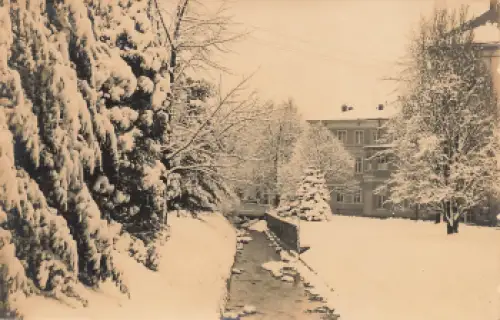 01731 Kreischa Lockwitzbach im winter * um 1940