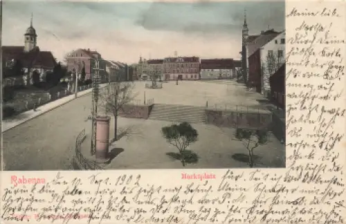 01734 Rabenau Sachsen Markplatz o 1902