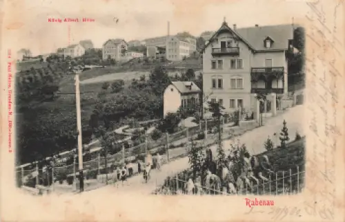 01734 Rabenau Sachsen König Albert Höhe o 1901