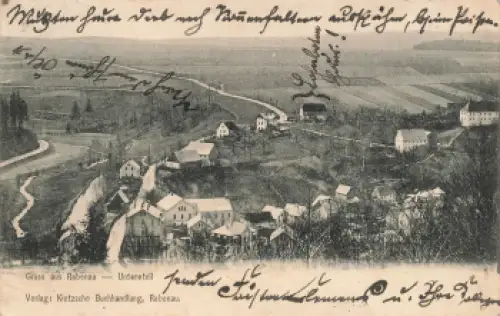 01734 Rabenau Sachsen Untereteil o 1906
