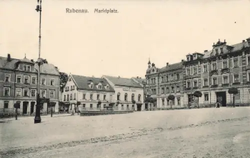01734 Rabenau Sachsen Marktplatz * um 1910