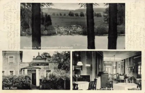 01734 Wendichcarsdorf Rabenau Cafe Ranft Landpoststempel o 1937