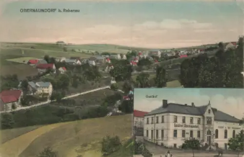 01734 Obernaundorf Rabenau Gasthof Emil Uhlemann o 1912