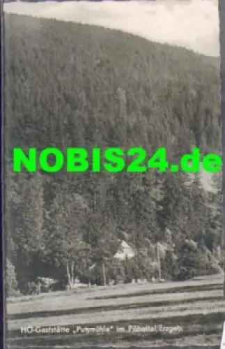 01744 Pöbeltal HO-Gaststätte Putzmühle o 26.6.1961