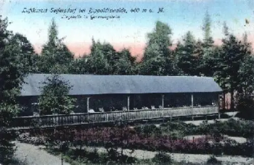 01744 Seifersdorf Dippoldiswalde Liegehalle im Genesungsheim o 1927