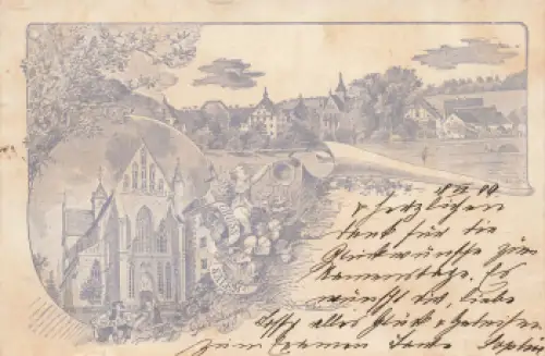 88682 Salem Baden Litho o 1899