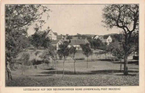 64750 Lützelbach Odenwald Ansichtskarte o 1927