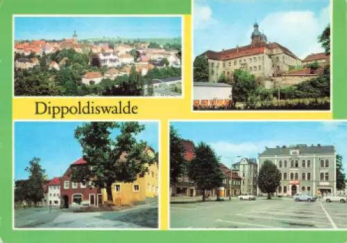 01744 Dippoldiswalde Mehrbildkarte o 1980