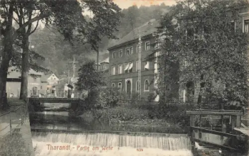 01737 Tharandt Partie am Wehr * um 1910