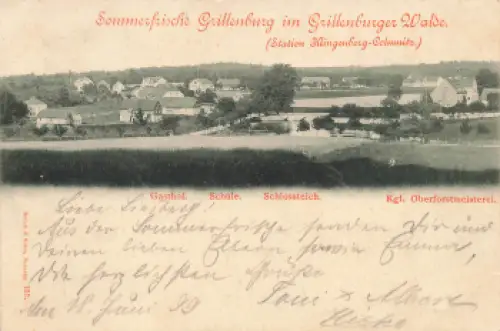 01737 Grillenburg Kurort Hartha Tharandt o 1899