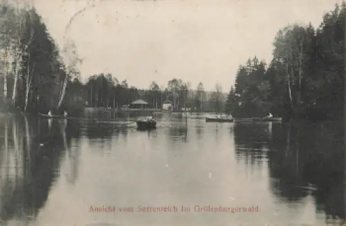 01737 Grillenburg Kurort Hartha Tharandt Serrenteich o 1939