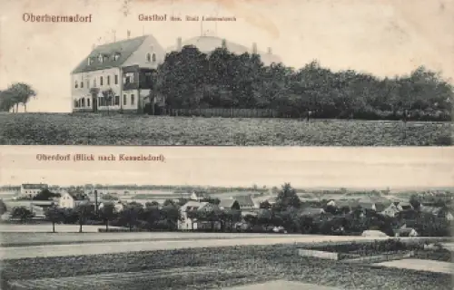 01737 Oberhermsdorf Wilsdruff Gasthof Emil Lommatzsch o 1917