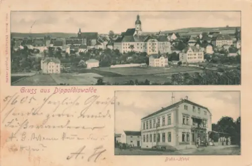 01744 Dippoldiswalde Bahn Hotel Bahnpost Hainsberg-Kipsdorf Zug5307 o 1905