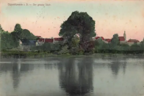 01744 Dippoldiswalde Der grosse Teich o 1911