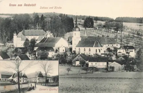 01744 Reichstädt Dippoldiswalde Körners Gasthof Bahnpost Hainsberg-Kipsdorf Zug 5305 o 1916