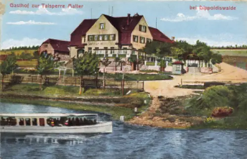 01744 Malter Dippoldiswalde Gasthof zur Talsperre * um 1920